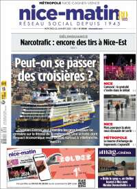 Portada de Nice-Matin (Francia)