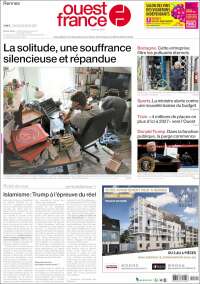 Portada de Ouest France (Francia)