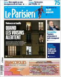 Portada de Le Parisien (France)