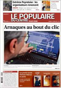 Portada de Le Populaire du Centre (Francia)