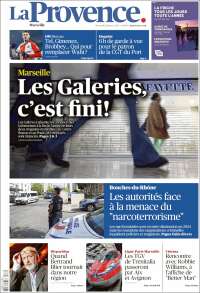 Portada de La Provence (Francia)