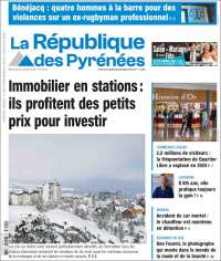 Portada de La République des Pyrénées (Francia)