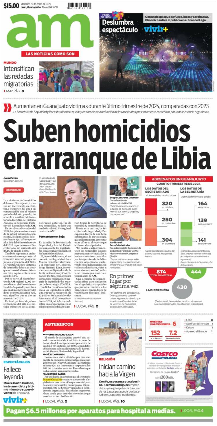 Portada de Al Día A.M. (Mexico)