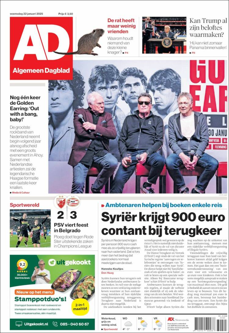 Portada de AD (Pa&iacute;ses Bajos)