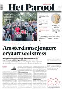 Portada de Het Parool (Países Bajos)