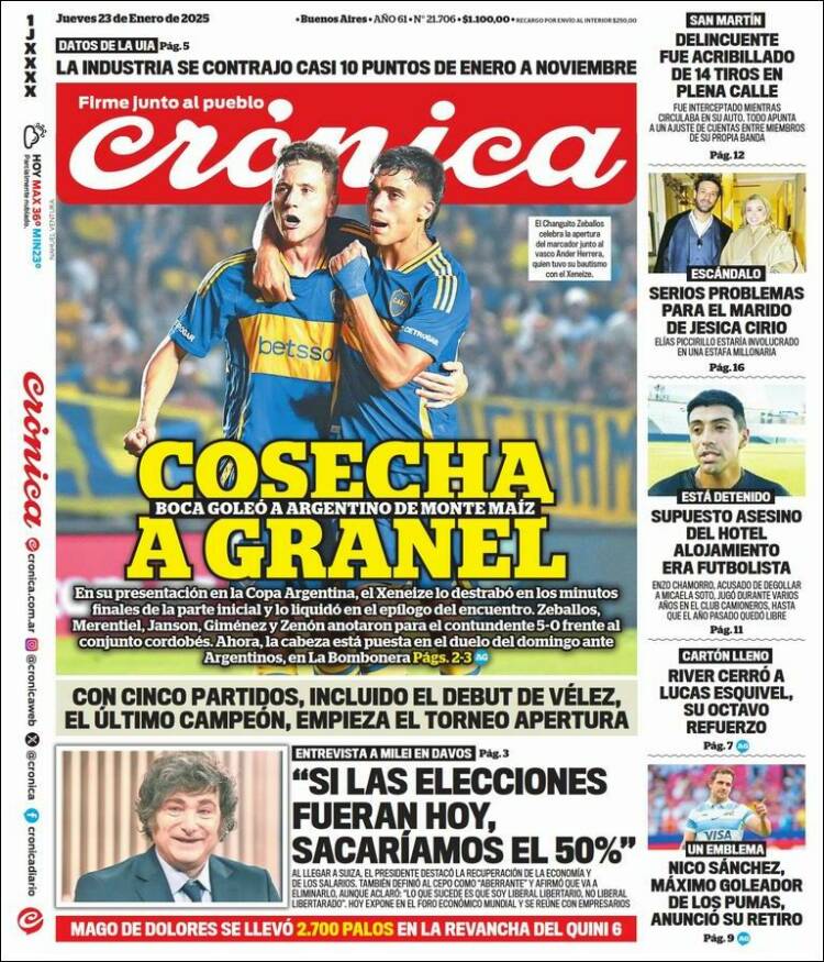 Portada de La Voz del Chaco (Argentina)