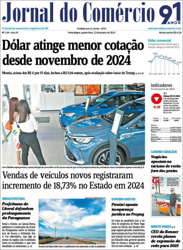 Portada de Jornal do Comércio (Brasil)