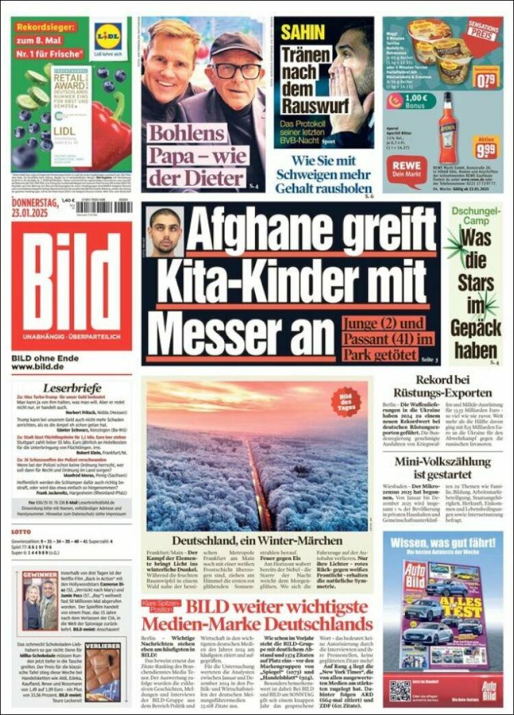 Portada de Bild (Alemania)