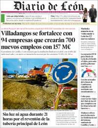 Portada de Diario de León (España)