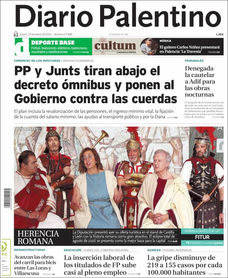 Portada de Diario Palentino (España)