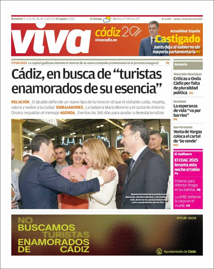 Portada de Información - Cadiz (España)