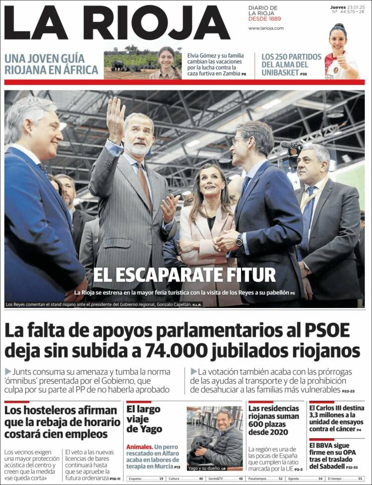 Portada de La Rioja (España)