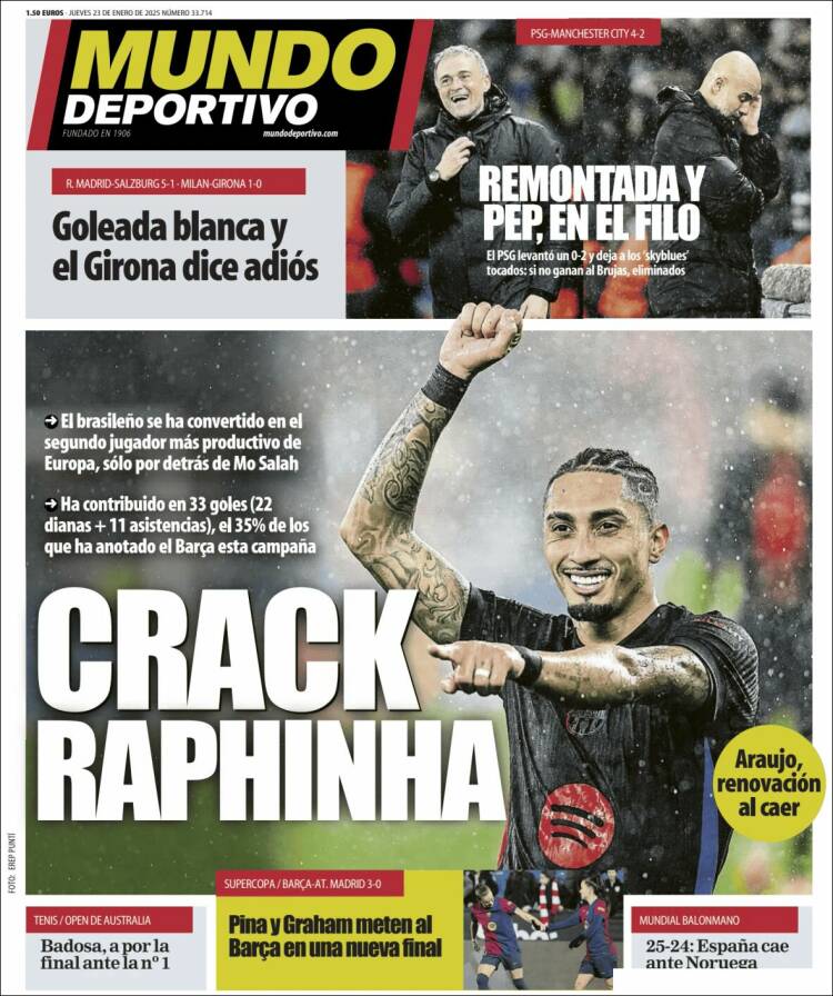 Portada de El Mundo Deportivo (España)