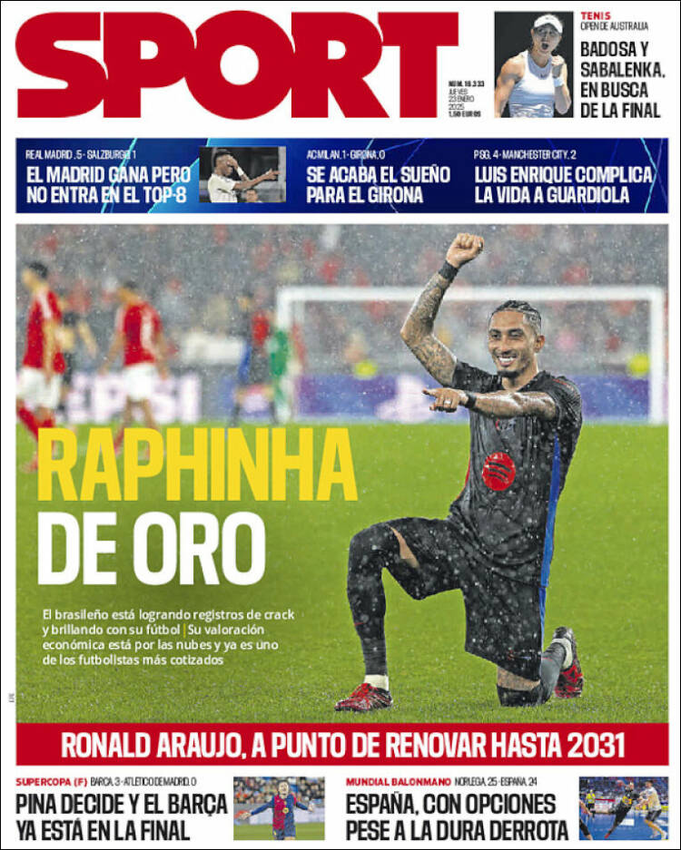 Portada de Sport (España)