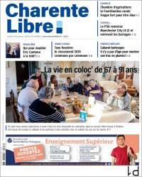 Portada de Charente Libre (Francia)