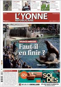 Portada de L'Yonne-Républicaine (Francia)