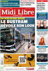 Portada de Midi Libre (Francia)