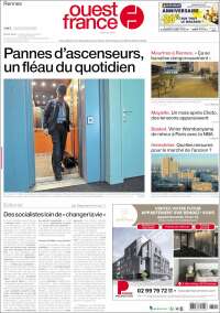 Portada de Ouest France (Francia)