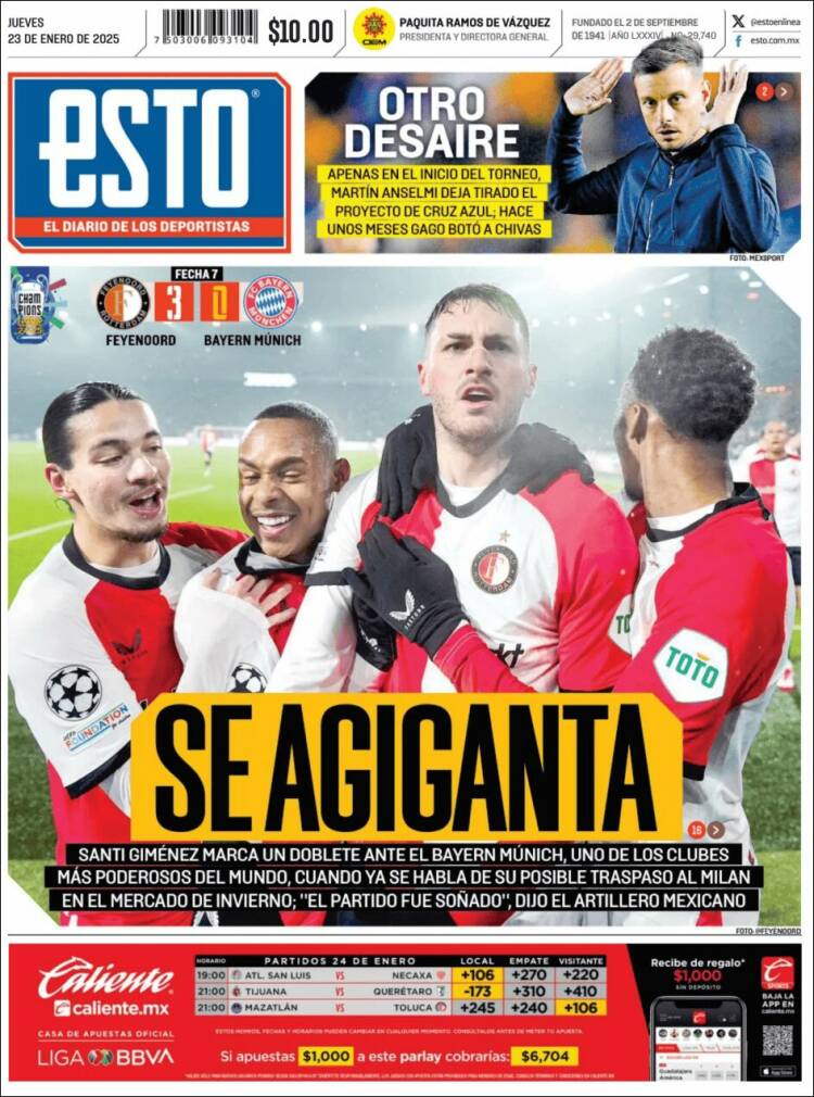 Portada de Esto (México)