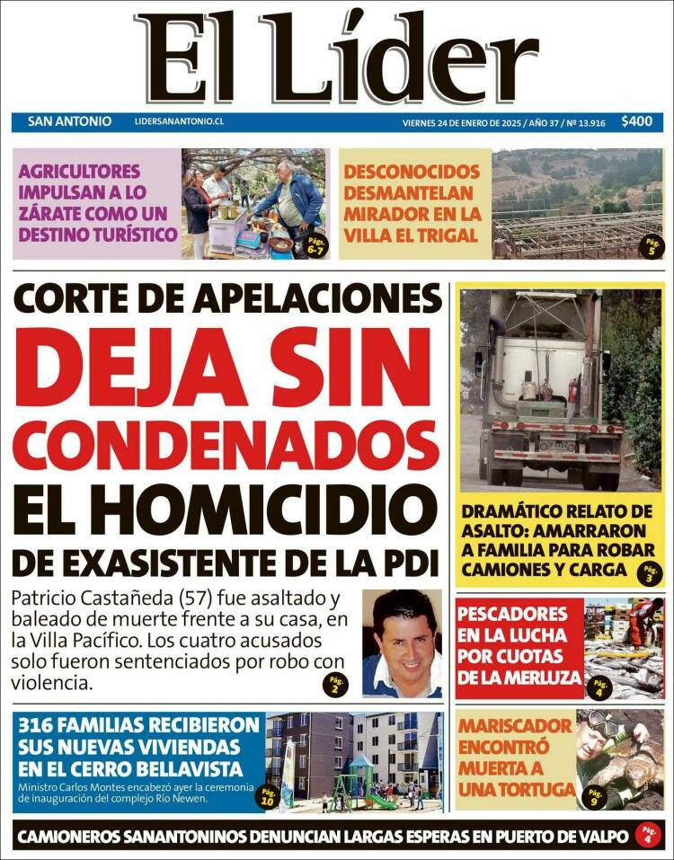 Portada de Lider de San Antonio (Chile)