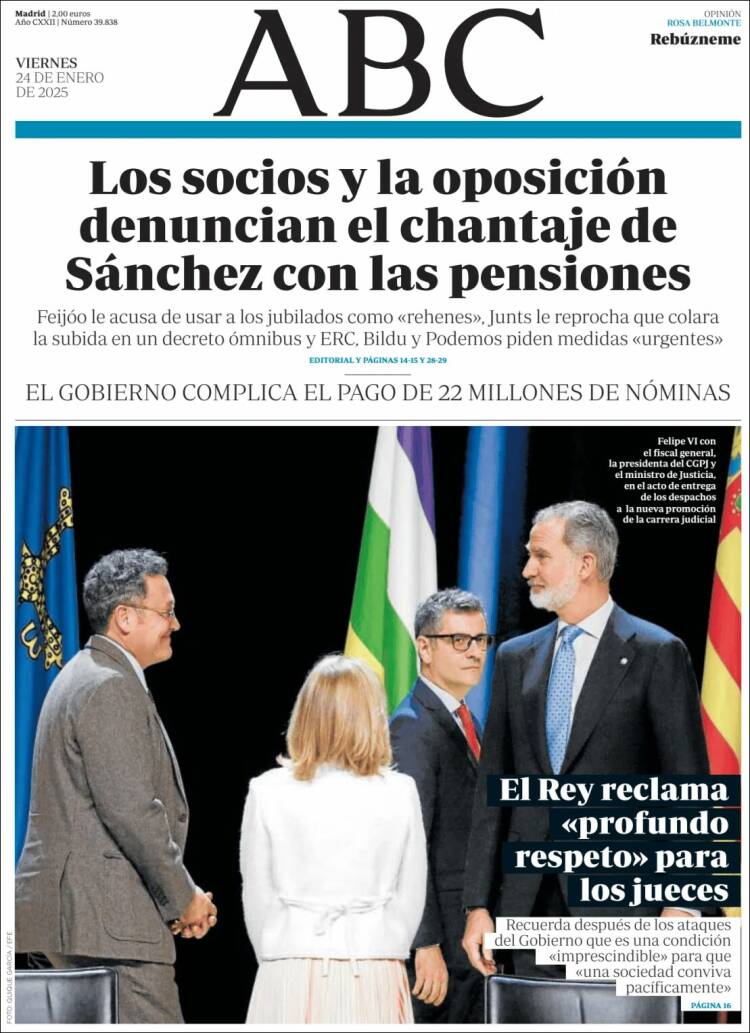 Portada de ABC (España)