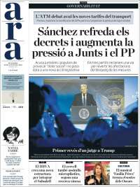 Portada de Ara (España)