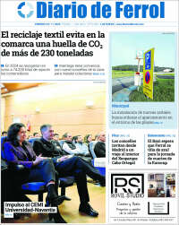 Portada de Diario de Ferrol (España)