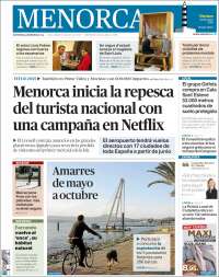 Portada de Menorca - Diario Insular (España)