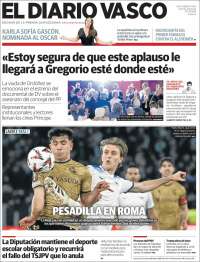 Portada de Diario Vasco (España)