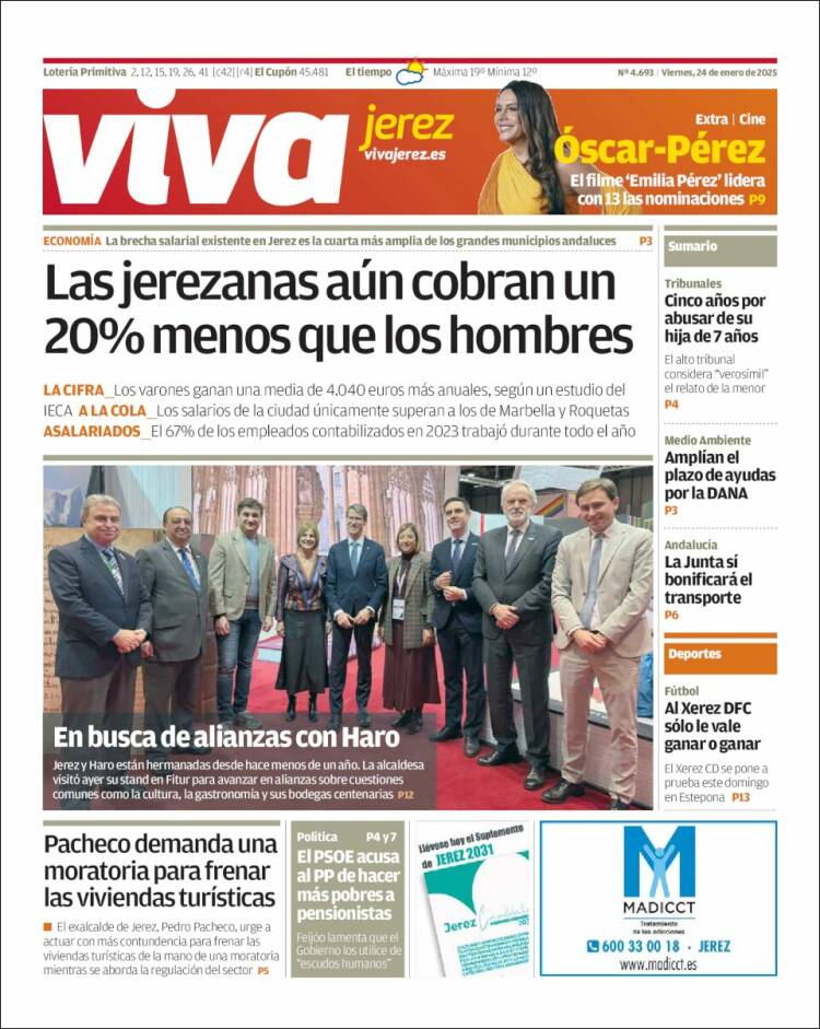 Portada de Información - Jerez (España)