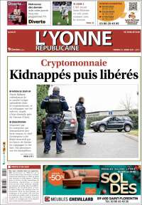 Portada de L'Yonne-Républicaine (Francia)