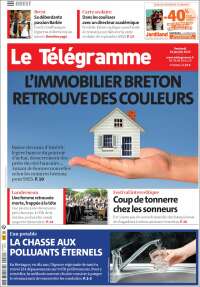 Portada de Télégramme (Francia)