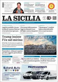 Portada de La Sicilia (Italia)