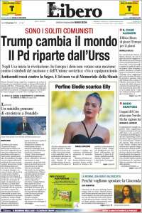 Portada de Libero (Italia)