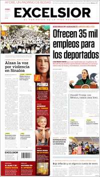 Portada de Excelsior (México)