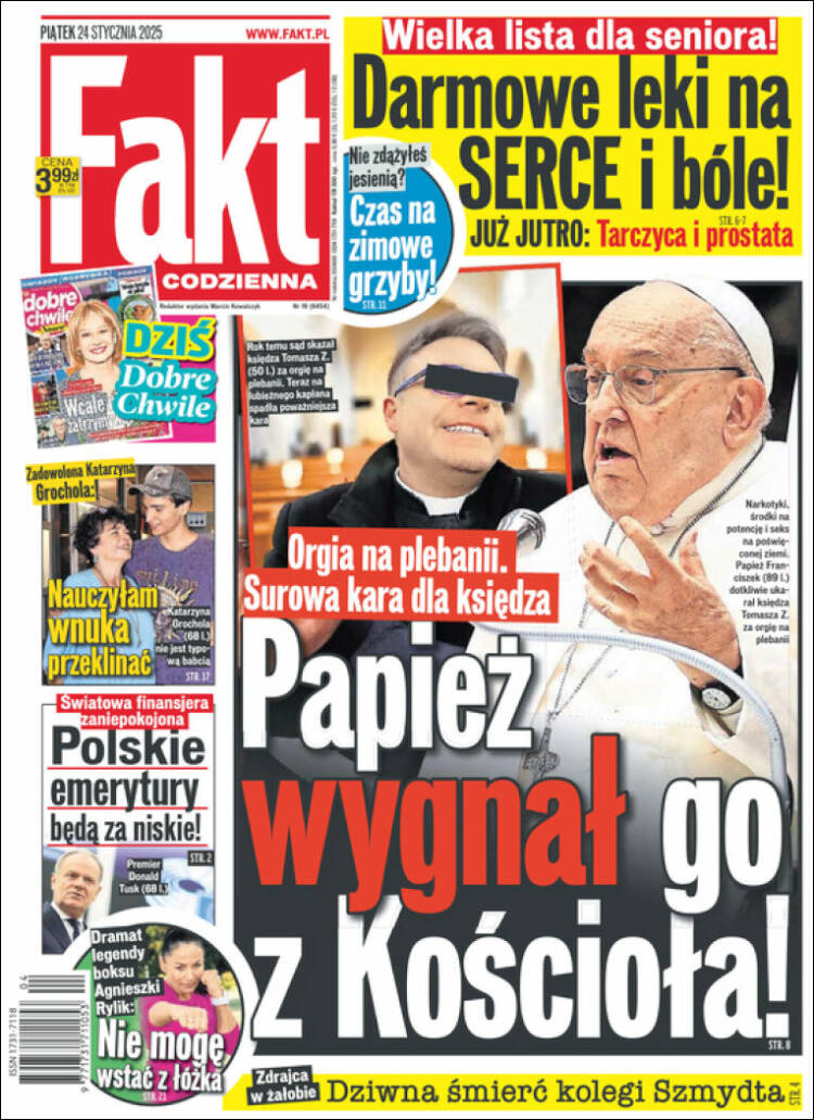 Portada de Fakt (Polonia)