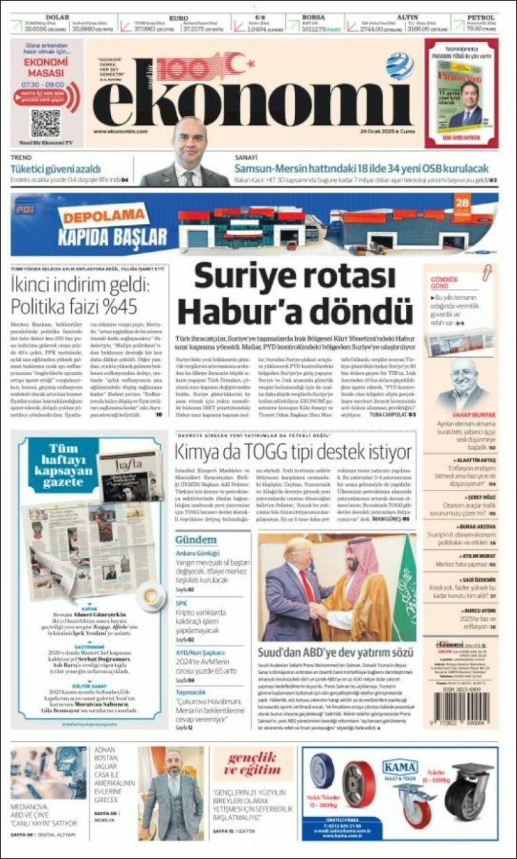 Portada de Dünya (Turqu&iacute;a)