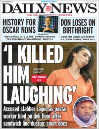 Portada de Daily News - New York (USA)