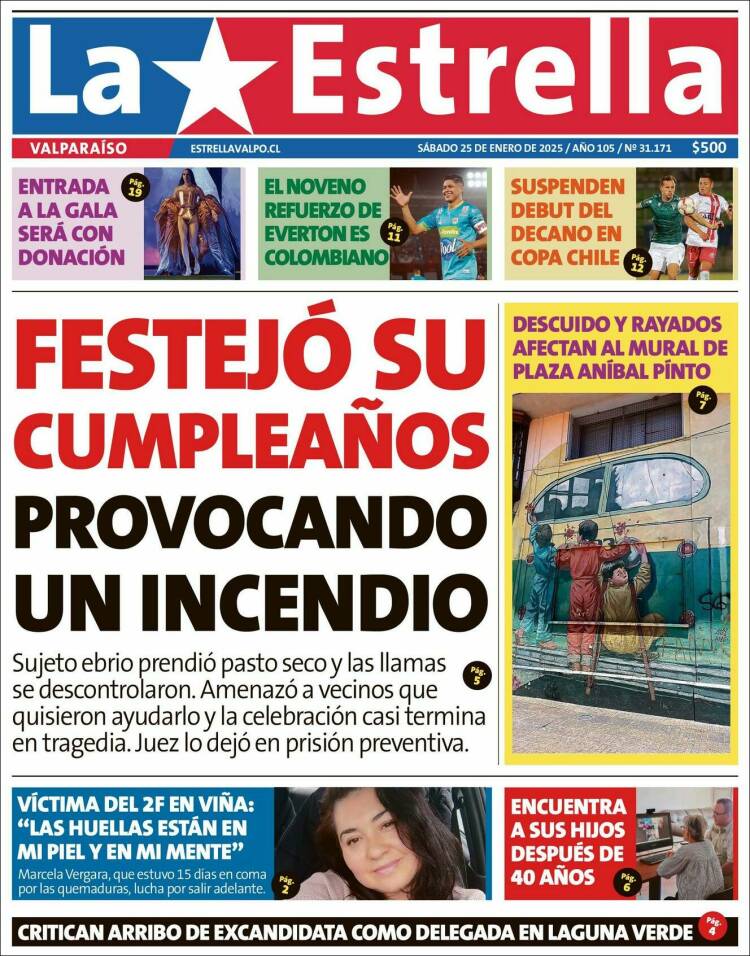 Portada de Estrella de Valparaiso (Chile)