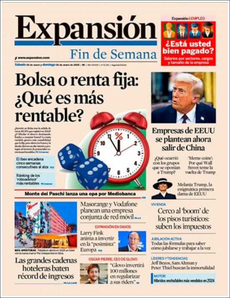 Portada de Expansión (España)