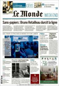 Portada de Le Monde (Francia)