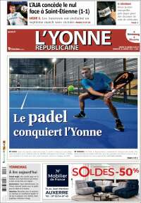 Portada de L'Yonne-Républicaine (Francia)