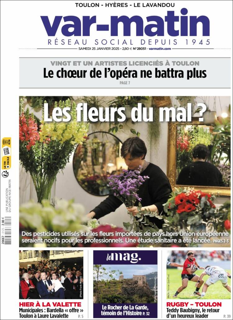 Portada de Var-Matin (Francia)