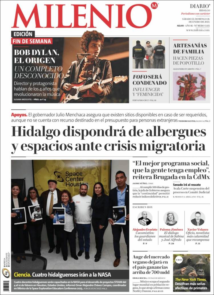 Portada de Milenio de Hidalgo (México)