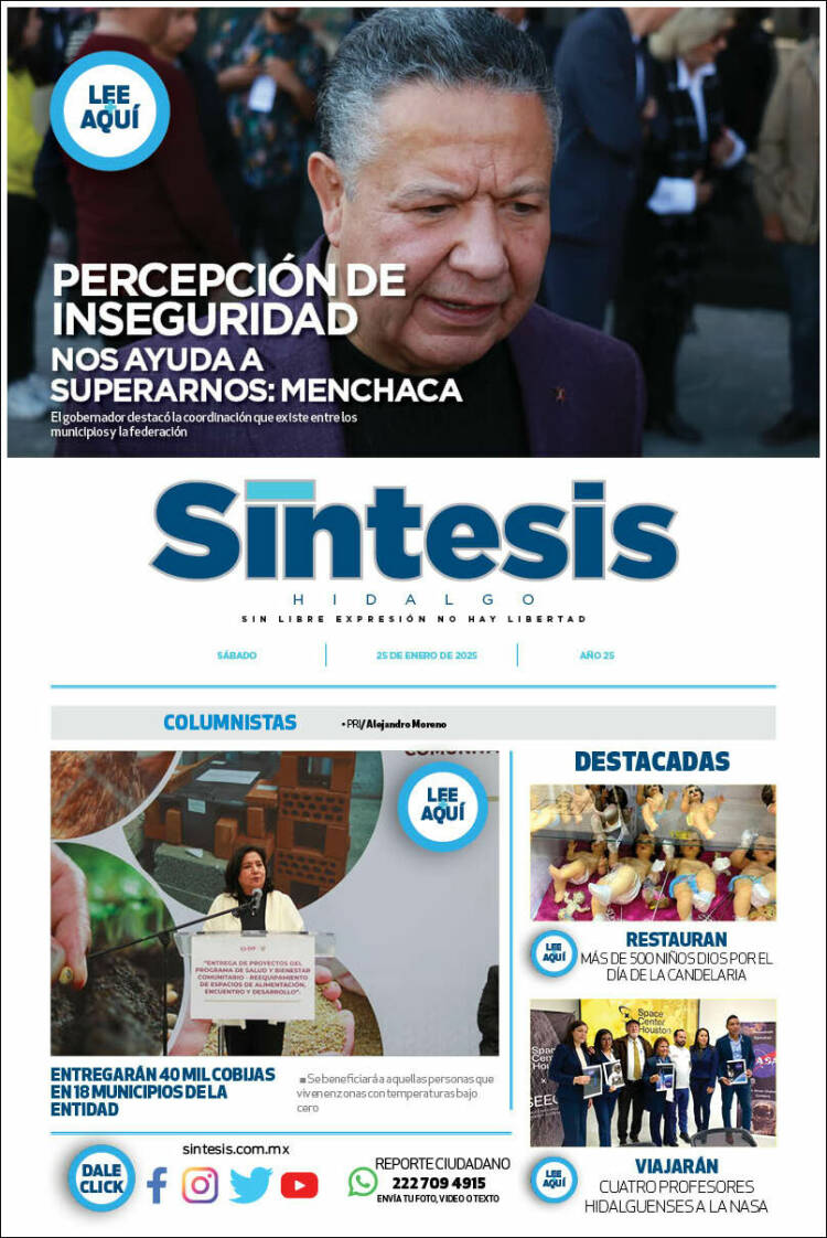 Portada de Sistesis - Hidalgo (México)