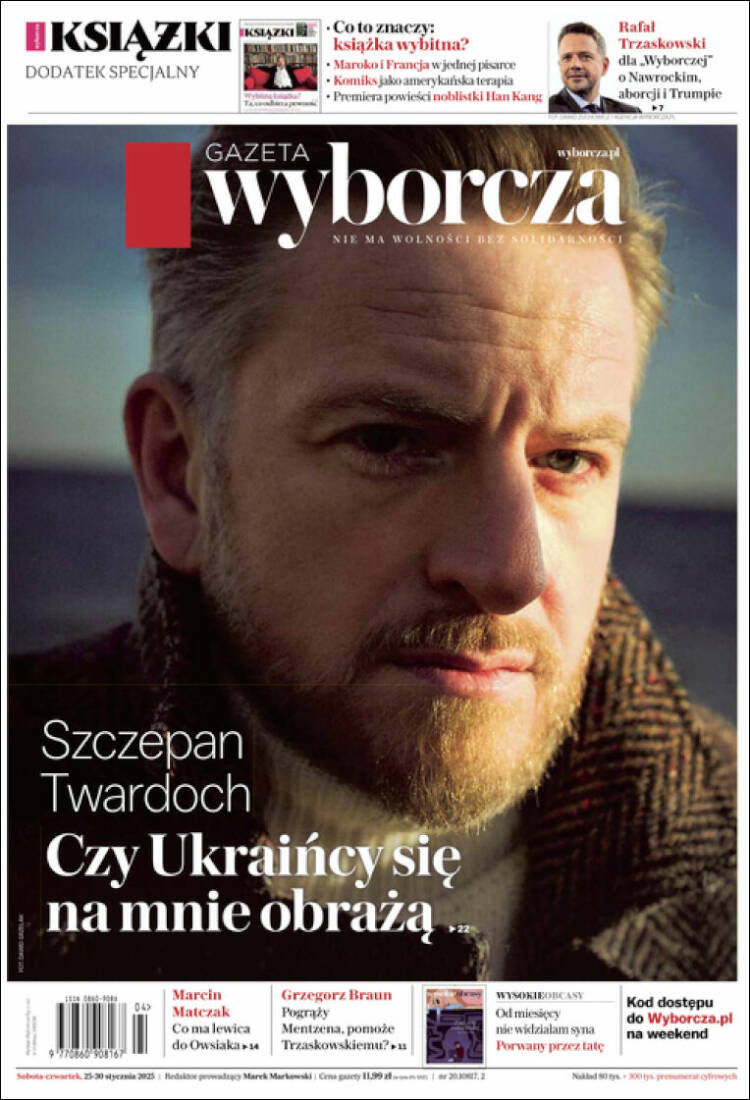 Portada de Gazeta Wyborcza (Polonia)