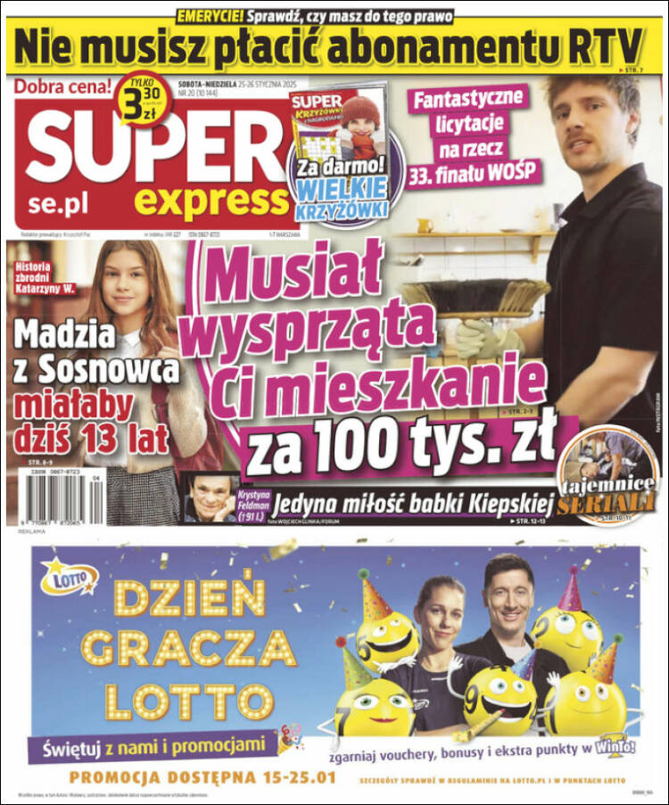 Portada de Super Express (Polonia)