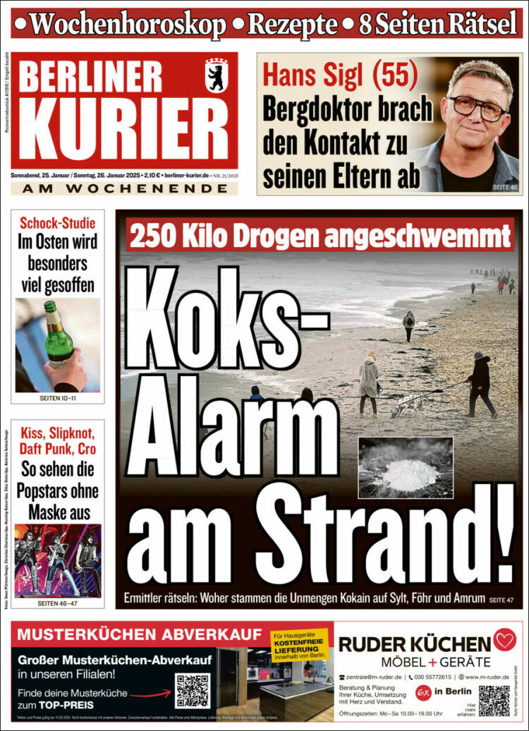 Portada de Berliner Kurier - Startseite BK (Alemania)