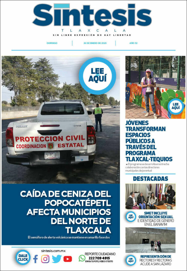 Portada de Síntesis de Tlaxcala (México)