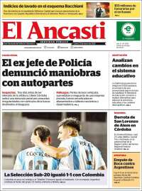 Portada de El Ancasti (Argentina)